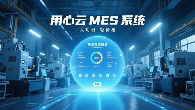 用心云MES动态--常州MES系统：用心云MES大功能轻价格，驱动制造业智能升级！