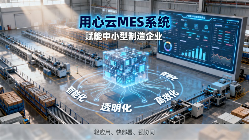 用心云MES动态--用心云MES系统功能有哪些?数据采集/质量追溯/设备管理一体化方案