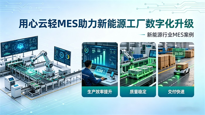用心云MES动态--新能源行业MES案例—上海新能源用心云MES对接用友U8