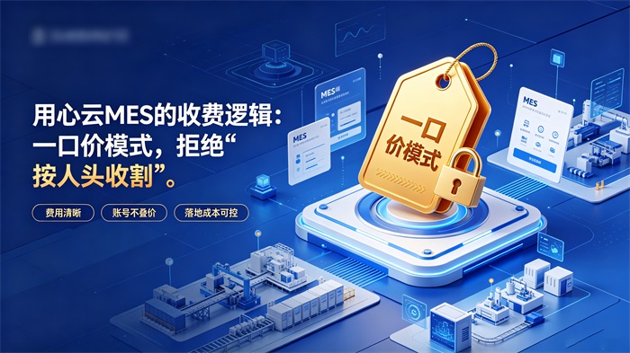 用心云MES动态--MES系统多少钱？用心云MES收费标准详解_100人内不加价_APP免费含在总价中