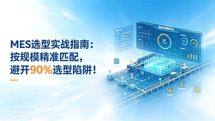 用心云MES动态--  MES选型实战指南：按规模精准匹配，避开90%选型陷阱！